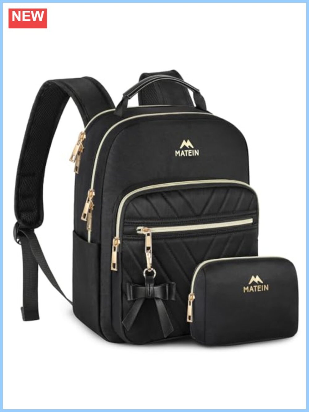 Mini Backpack Purse Set Waterproof Polyester Compact Daypack